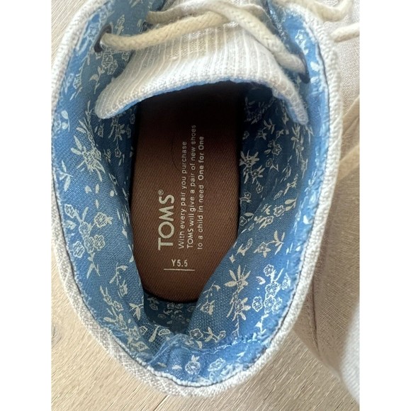 Toms Girls Youth Desert Wedge Booties  Size Y5.5 - Picture 6 of 7